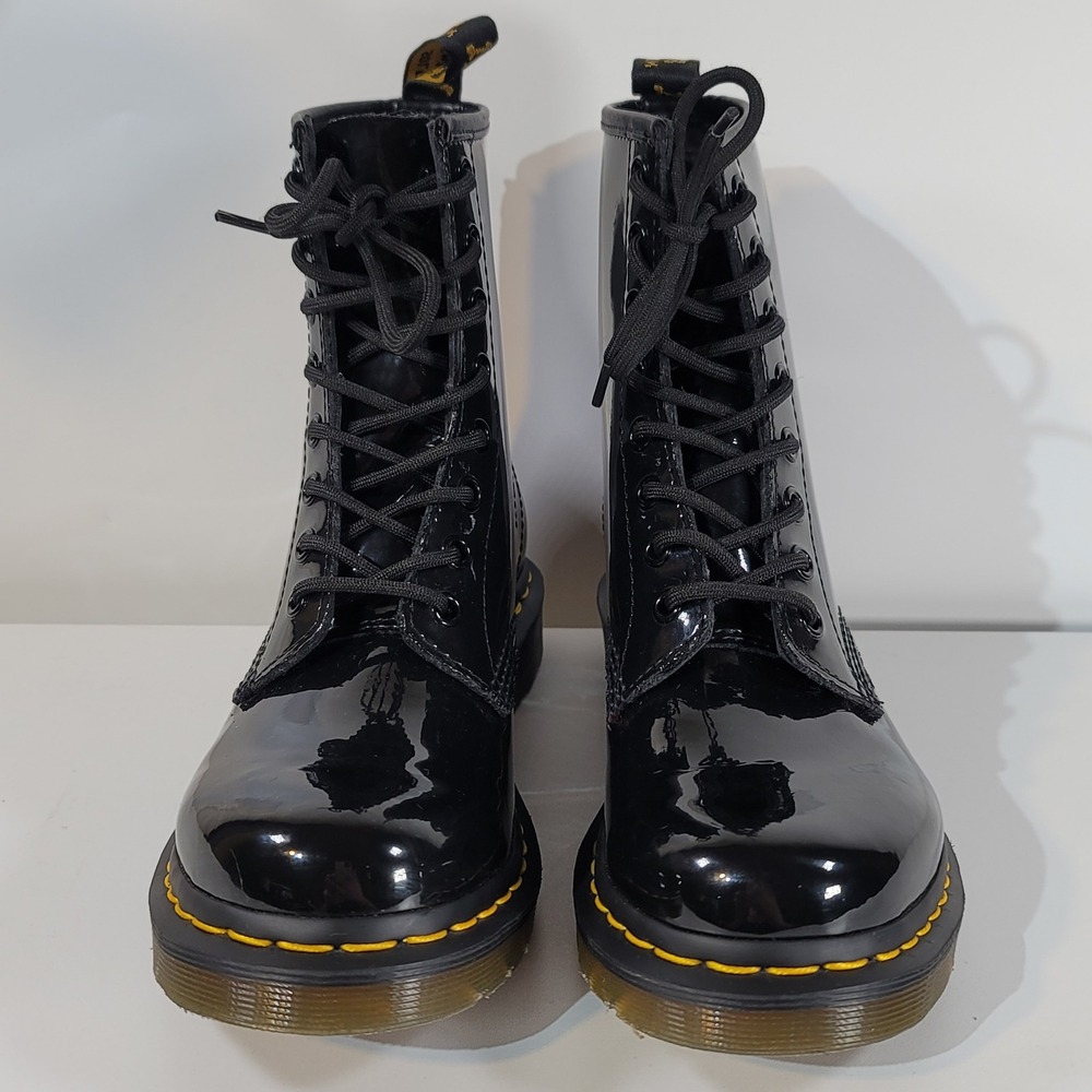 Dr. Martens 1460 Patent Leather Boots Black Size US Women 7 / UK 5 / EU 38